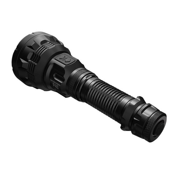 Linterna de mano P40 doble haz 2000 lúmenes, alcance ultra largo 2900m IP68 sumergible 2 metros