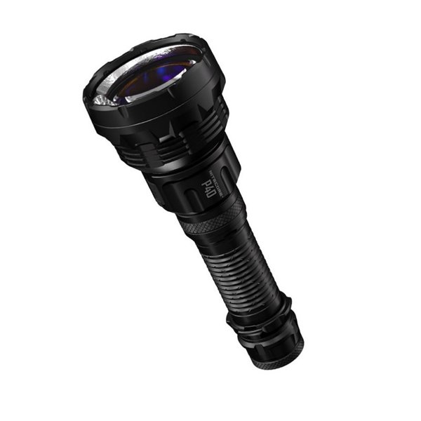 Linterna de mano P40 doble haz 2000 lúmenes, alcance ultra largo 2900m IP68 sumergible 2 metros