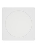 Downlight LED empotrable cuadrado 166×166mm blanco FUEVA 6, CCT (2700K-4000K-6500K), 10,5W 1200Lm, IP20