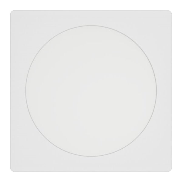 Downlight LED empotrable cuadrado 166×166mm blanco FUEVA 6, CCT (2700K-4000K-6500K), 10,5W 1200Lm, IP20