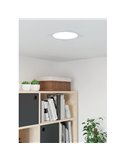 Downlight LED empotrable cuadrado 216×216mm blanco FUEVA 6, CCT (2700K-4000K-6500K), 18,5W 2100Lm, IP20