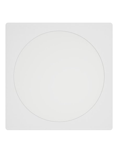 Downlight LED empotrable cuadrado 216×216mm blanco FUEVA 6, CCT (2700K-4000K-6500K), 18,5W 2100Lm, IP20
