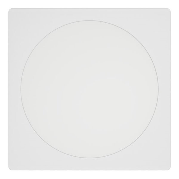 Downlight LED empotrable cuadrado 216×216mm blanco FUEVA 6, CCT (2700K-4000K-6500K), 18,5W 2100Lm, IP20