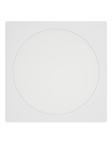 Downlight LED empotrable cuadrado 216×216mm blanco FUEVA 6, CCT (2700K-4000K-6500K), 18,5W 2100Lm, IP20