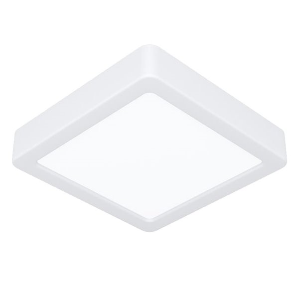 Plafonnier LED carré en saillie 150x150mm blanc FUEVA 6, CCT (2700K-4000K-6500K), 6,3W 720Lm, IP20