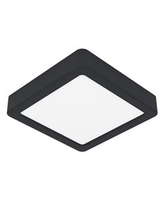 Downlight de superficie LED cuadrado 150×150mm negro FUEVA 6, CCT (2700K-4000K-6500K), 6,3W 720Lm, IP20