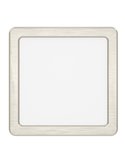 Plafón LED de techo cuadrado de superficie FUEVA 6 níquel 150×150mm, 6,3W 720Lm, CCT (2700K-4000K-6500K), IP20