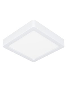 Luminária de teto LED quadrada para banheiro, branca, FUEVA 6, 150 x 150 mm, CCT (2700K-4000K-6500K), 6,3 W, 720 lm, IP44