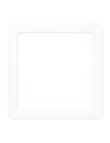 Luminária de teto LED quadrada para banheiro, branca, FUEVA 6, 150 x 150 mm, CCT (2700K-4000K-6500K), 6,3 W, 720 lm, IP44