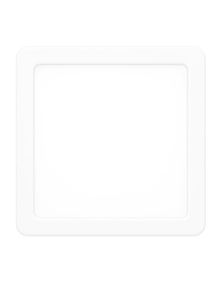 Plafón LED de superficie cuadrado para baño blanco FUEVA 6, 150×150mm, CCT (2700K-4000K-6500K), 6,3W 720Lm, IP44