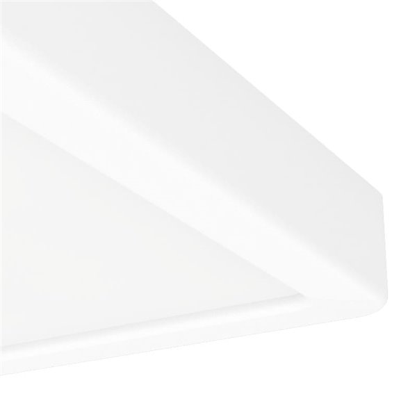 Plafonnier LED carré pour salle de bain, blanc, FUEVA 6, 150 x 150 mm, CCT (2700K-4000K-6500K), 6,3 W, 720 lm, IP44
