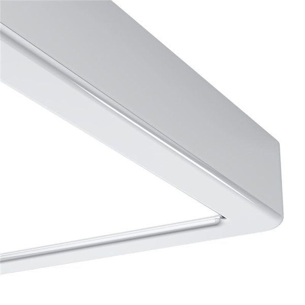 Plafón LED de superficie FUEVA 6 para baño, cromo 150×150mm, 6,3W 720Lm, CCT (2700K-4000K-6500K), IP44