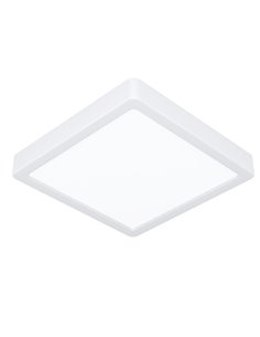 Plafonnier carré blanc FUEVA 6 LED en saillie, 220 x 220 mm, 10,5 W, 1 200 lm, CCT (2 700 K-4 000 K-6 500 K), IP20