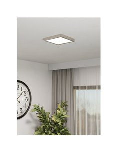 Luminaria LED de techo de superficie FUEVA 6, níquel 220×220mm, 10,5W 1200Lm, CCT (2700K-4000K-6500K), IP20 2