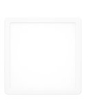 Plafón LED baño de superficie cuadrado blanco FUEVA 6 220×220mm, 10,5W 1200Lm, CCT (2700K-4000K-6500K), IP44