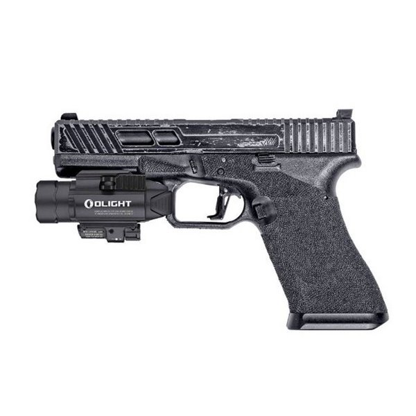 Linterna para arma con puntero IR invisible BALDR IR 1350Lm, 240m alcance y modo táctico IPX4