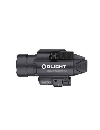 Linterna para arma con puntero IR invisible BALDR IR 1350Lm, 240m alcance y modo táctico IPX4