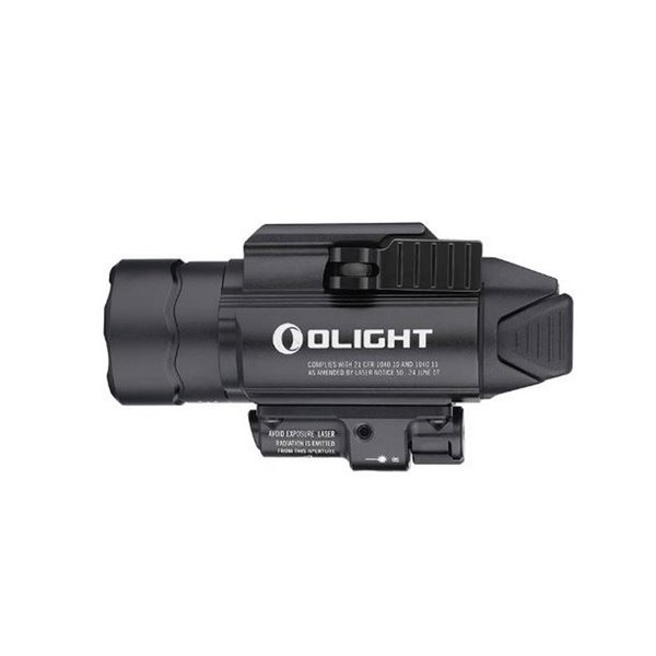 Linterna para arma con puntero IR invisible BALDR IR 1350Lm, 240m alcance y modo táctico IPX4