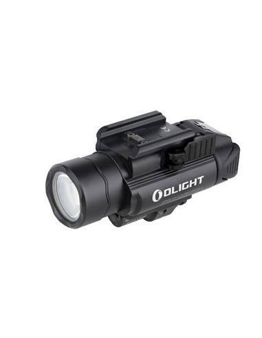 Linterna para arma con puntero IR invisible BALDR IR 1350Lm, 240m alcance y modo táctico IPX4