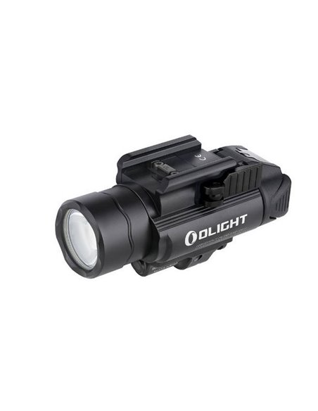 Linterna para arma con puntero IR invisible BALDR IR 1350Lm, 240m alcance y modo táctico IPX4