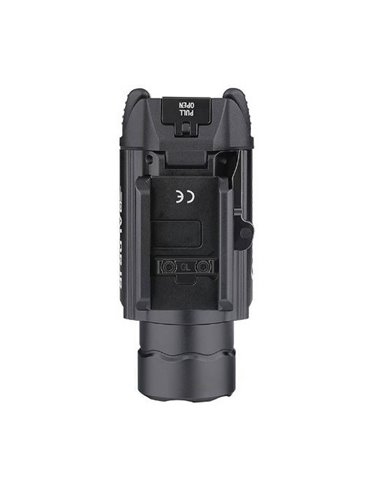 Linterna para arma con puntero IR invisible BALDR IR 1350Lm, 240m alcance y modo táctico IPX4