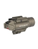 Linterna de arma con puntero rojo BALDR RL alcance 240m y 1.120Lm Batería CR123A 1600 mAh 3 V (incluida)