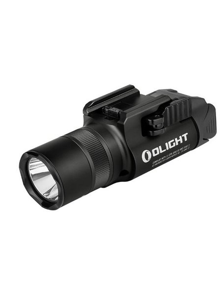 Lanterna tática BALDR Pro R 1350Lm, alcance de 200 m, laser verde, IPX4, recarregável