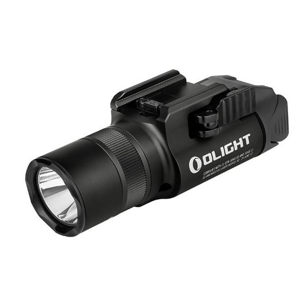 Linterna táctica para arma BALDR Pro R 1350Lm, 200m alcance, láser verde, IPX4 y recargable