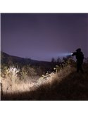 Linterna táctica para arma BALDR Pro R 1350Lm, 200m alcance, láser verde, IPX4 y recargable