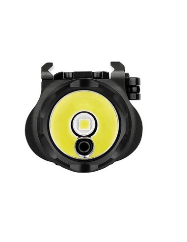 Lampe torche tactique BALDR Pro R 1350 lm, portée 200 m, laser vert, IPX4, rechargeable