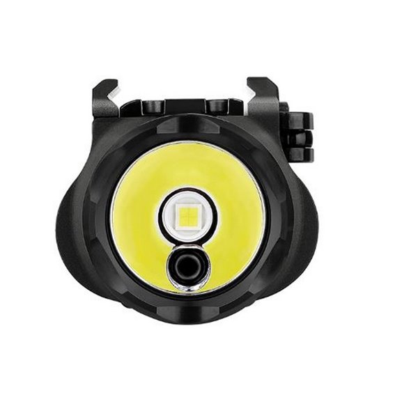 Lampe torche tactique BALDR Pro R 1350 lm, portée 200 m, laser vert, IPX4, rechargeable