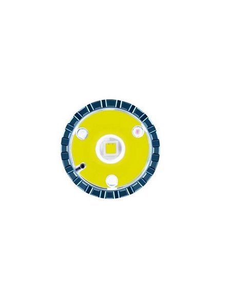 Linterna táctica multicolor FREYR 1.750Lm, 360m alcance, RGB, IPX8 y recargable
