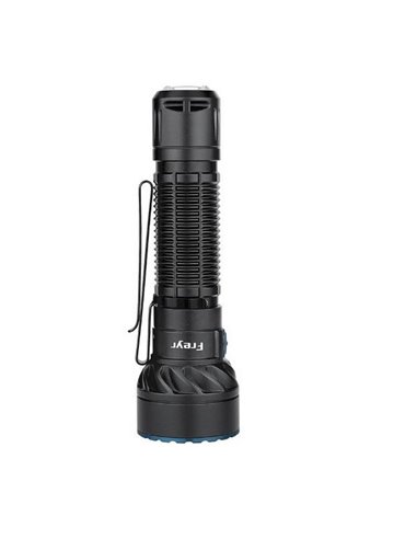 Linterna táctica multicolor FREYR 1.750Lm, 360m alcance, RGB, IPX8 y recargable