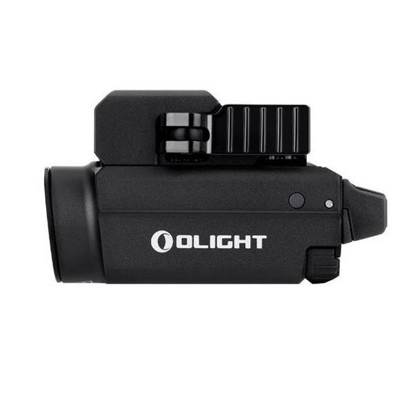 Lampe torche d'arme Baldr S 800 lm avec pointeur laser vert, portée de 130 m, IPX4 et rechargeable