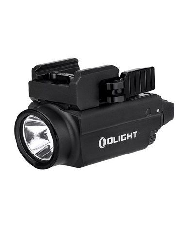 Lampe torche d'arme Baldr S 800 lm avec pointeur laser vert, portée de 130 m, IPX4 et rechargeable