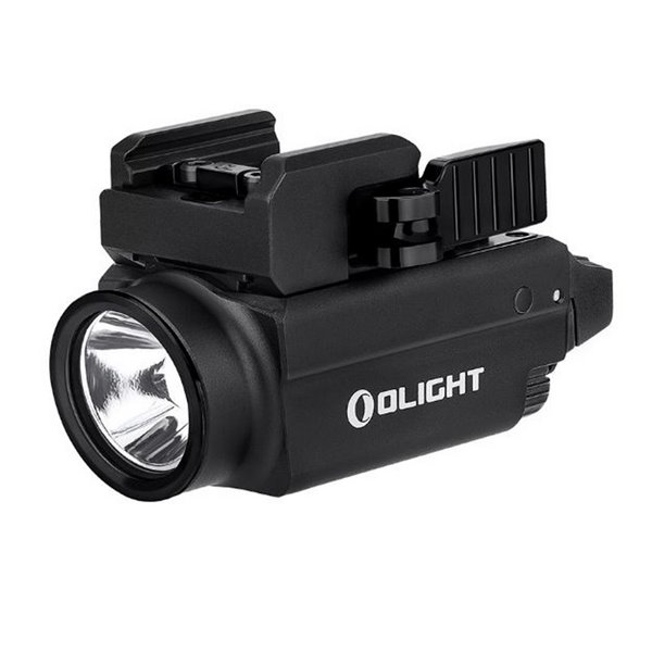 Linterna para arma BALDR S 800Lm con puntero láser verde, 130m alcance, IPX4 y recargable