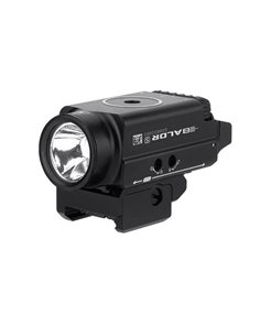 Linterna para arma BALDR S 800Lm con puntero láser verde, 130m alcance, IPX4 y recargable 2