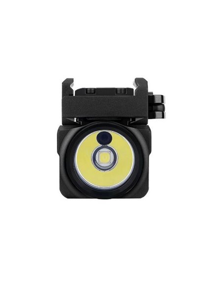 Linterna para arma BALDR S 800Lm con puntero láser verde, 130m alcance, IPX4 y recargable