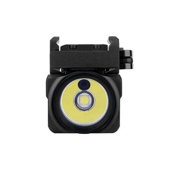 Linterna para arma BALDR S 800Lm con puntero láser verde, 130m alcance, IPX4 y recargable