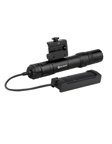 Linterna táctica para arma ODIN GL 1500Lm con láser verde, 215m alcance, IPX4 y Montura Picatinny