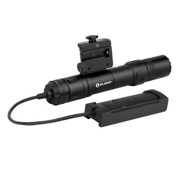 Linterna táctica para arma ODIN GL 1500Lm con láser verde, 215m alcance, IPX4 y Montura Picatinny