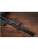 Linterna táctica para arma ODIN GL 1500Lm con láser verde, 215m alcance, IPX4 y Montura Picatinny