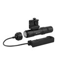 Linterna para arma ODIN GL Mini 1000Lm, 180m alcance, láser verde, IPX4 y Montura Picatinny