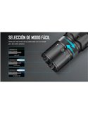 Linterna para arma ODIN GL Mini 1000Lm, 180m alcance, láser verde, IPX4 y Montura Picatinny