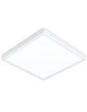 Plafón LED de superficie cuadrado blanco FUEVA 6 290×290mm, 14,2W 1800Lm, CCT (2700K-4000K-6500K), IP20