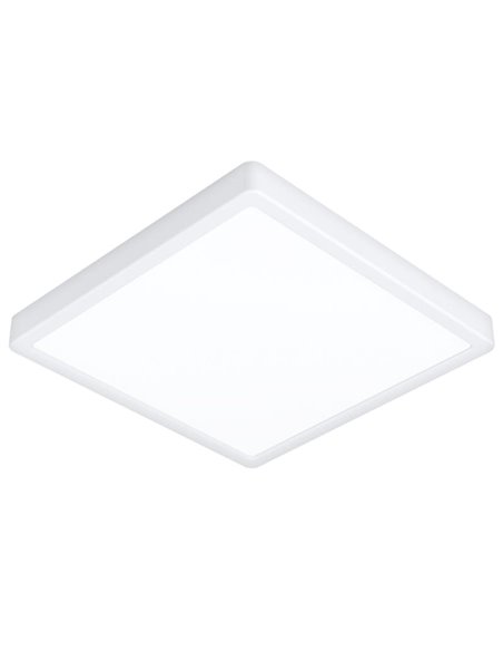 Plafón LED de superficie cuadrado blanco FUEVA 6 290×290mm, 14,2W 1800Lm, CCT (2700K-4000K-6500K), IP20