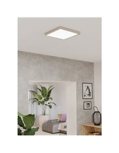 Luminaria LED de techo de superficie FUEVA 6 níquel 290×290mm, 14,2W 1800Lm, CCT (2700K-4000K-6500K), IP20 2