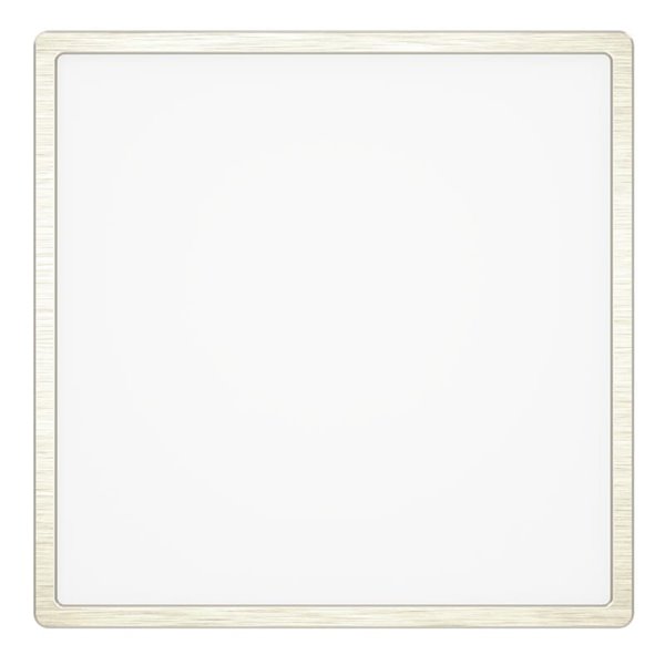 Luminaria LED de techo de superficie FUEVA 6 níquel 290×290mm, 14,2W 1800Lm, CCT (2700K-4000K-6500K), IP20