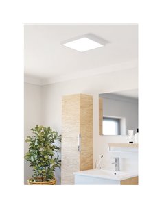 Plafonnier LED carré blanc pour salle de bain FUEVA 6, 290 x 290 mm, 14,2 W, 1800 lm, CCT (2700K-4000K-6500K), IP44 2