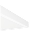 Plafón LED para baño de superficie cuadrado blanco FUEVA 6 290×290mm, 14,2W 1800Lm, CCT (2700K-4000K-6500K), IP44